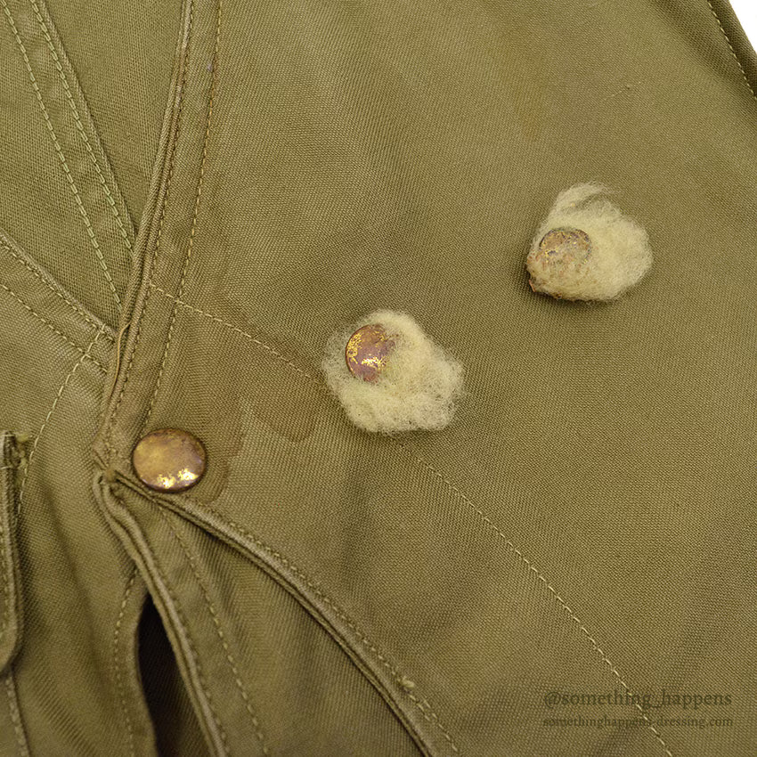 1950's LLBEAN FISHING VEST HALF MOON POCKET...