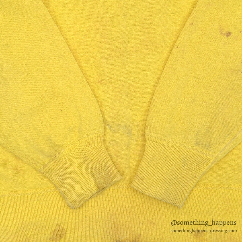 1960's YELLOW BLANK SWEAT SHIRT...