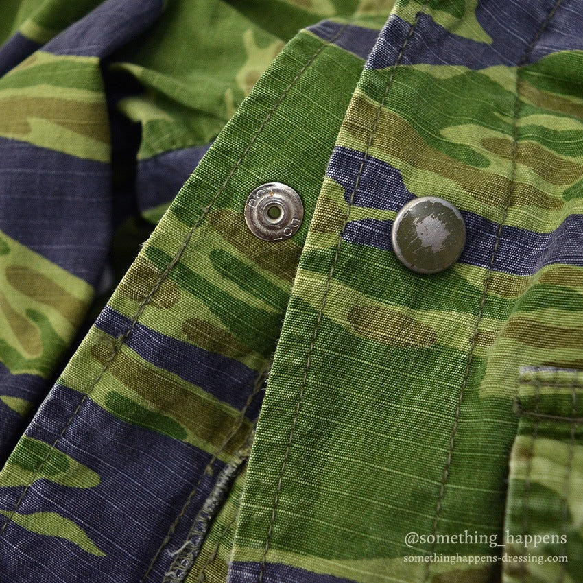 1970's UNKNOWN CIVILIAN TIGER STRIPE JACKET...