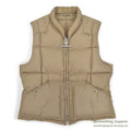 1970's MIGHTY-MAC NORSAC PRIME GOOSE DOWN VEST / TAN... L
