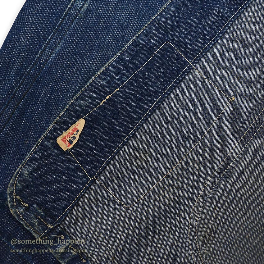 1940's PAYDAY WW2 DENIM COVERALL / DARK...