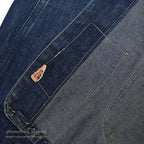 1940's PAYDAY WW2 DENIM COVERALL / DARK...