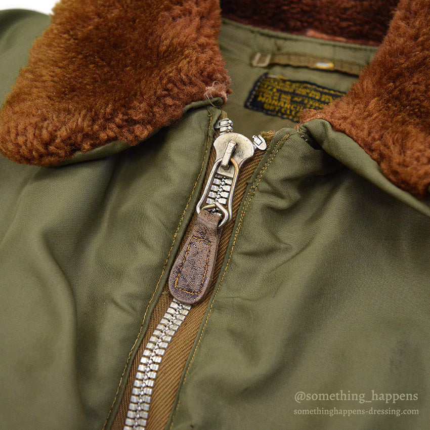 1950's B-15C OD FLIGHT JACKET / RARE COLOR ... 44