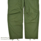 1960's DEADSTOCK U.S.ARMY JUNGLE FATIGUE PANTS / 3RD NON-RIP ... L-R