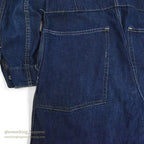1940's UNKNOWN DENIM COVERALLS / DARK ...