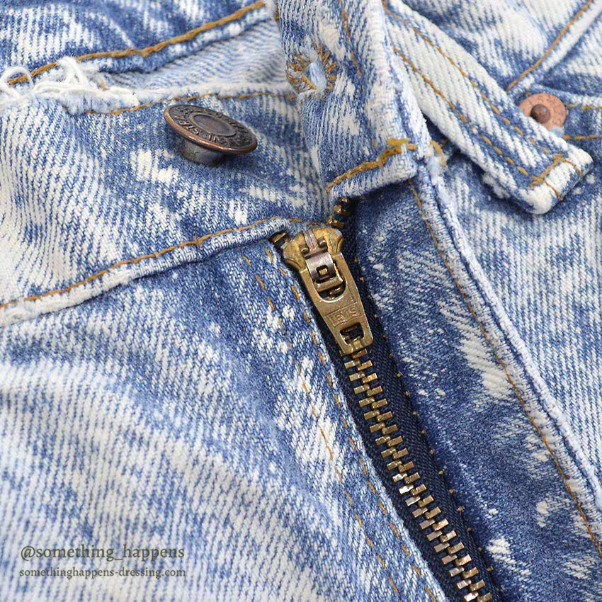 1990's Levi's 506 ACID WASHED DENIM PANTS ... W32/L30