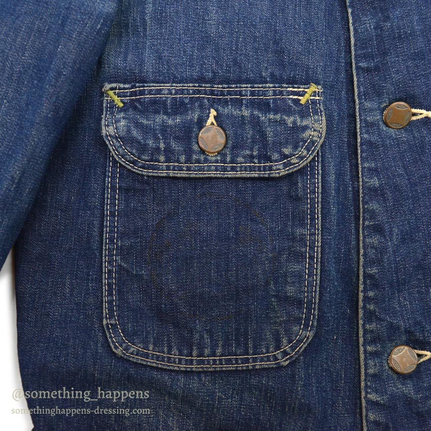 1940's~ UNKNOWN DENIM COVERALL  ...
