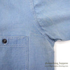 1930's HERCULES PULLOVER CHAMBRAY SHIRT / MISSING CHIN STRAP ...