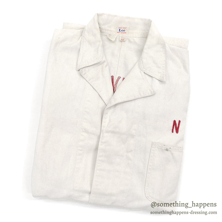 1930's Lee NRA LABEL HBT SHOP COAT ... 42