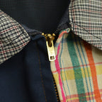 60's~ Crazy Pattern Zip up Jacket...