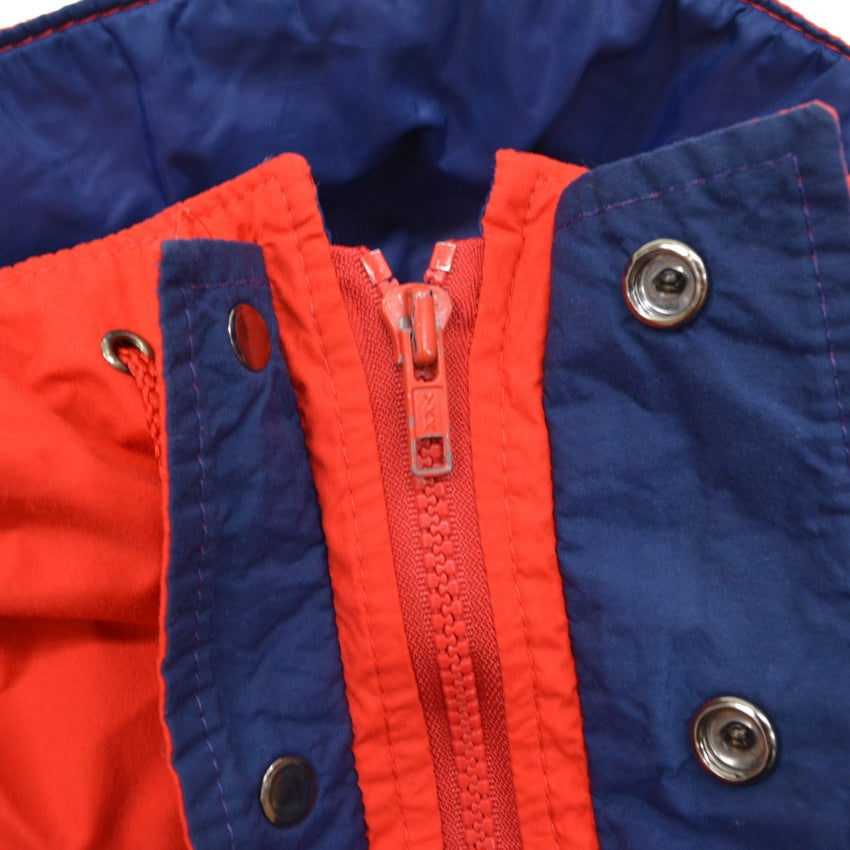 80's Eddie Bauer Red x Navy Two-Tone Mountain Parka... Size M