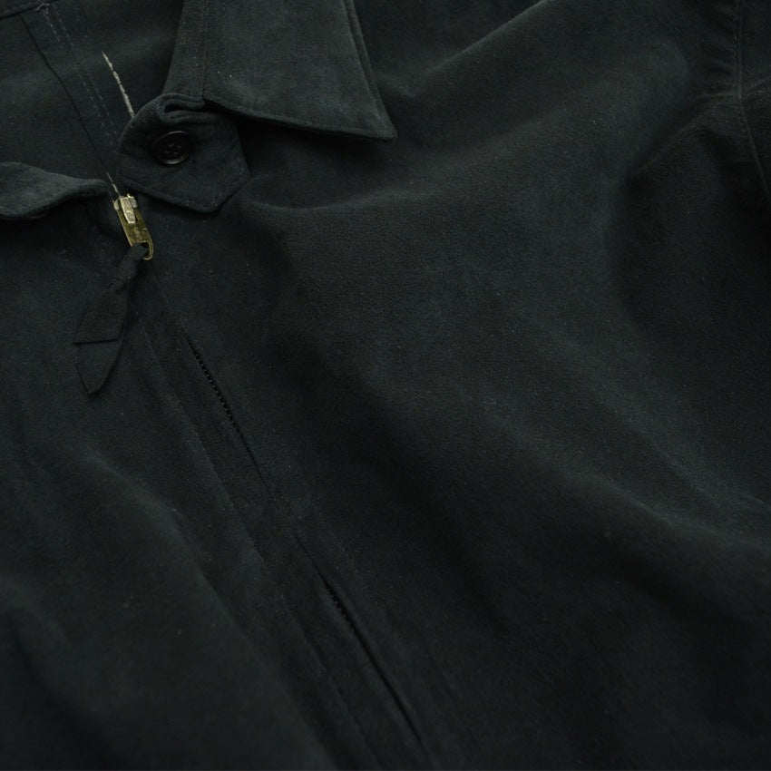80's LAKELAND 'FACILE' Black Ultra Suede Jacket...