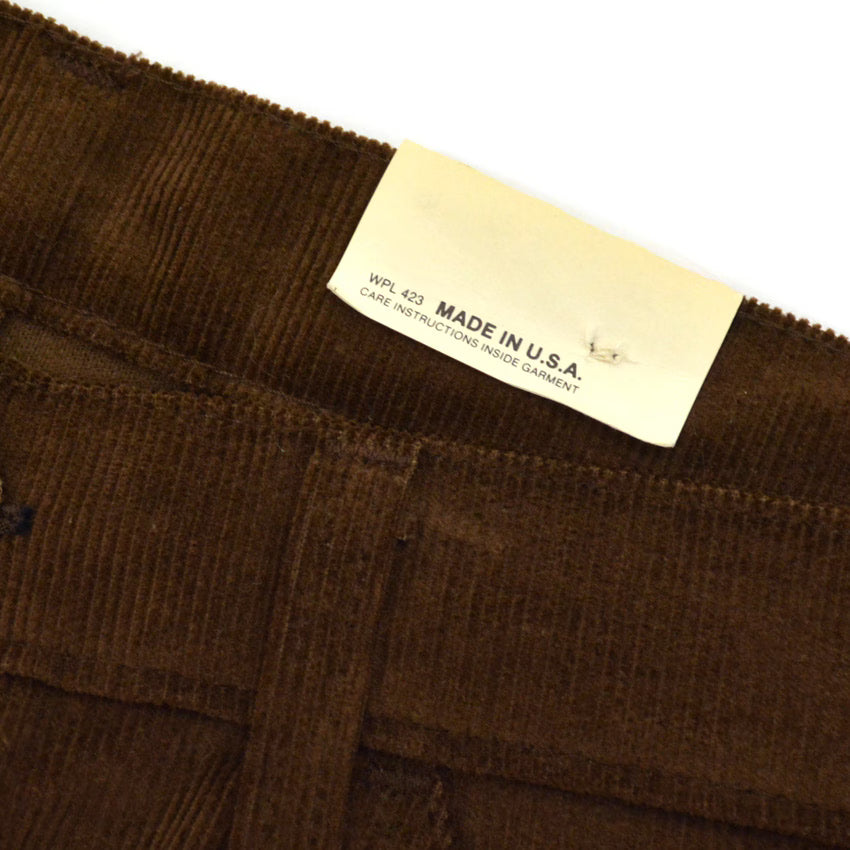 80's Deadstock Levi's 519 Corduroy Pants Brown ... W36×L31