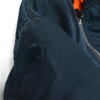 90's Deadstock Alpha MA-1 Flight Jacket Navy ... SMALL