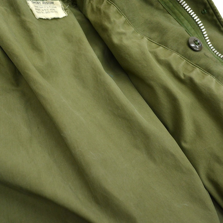 60's US ARMY M-65 2nd Aluminum Zipper... MS