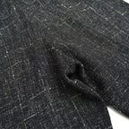 70's COTLER Fleck Pattern Black Wool Slacks...