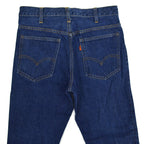 70's Levi's 646 Single Pants, Stamped Pocket Lining, Dark Navy Blue... W32 x L30