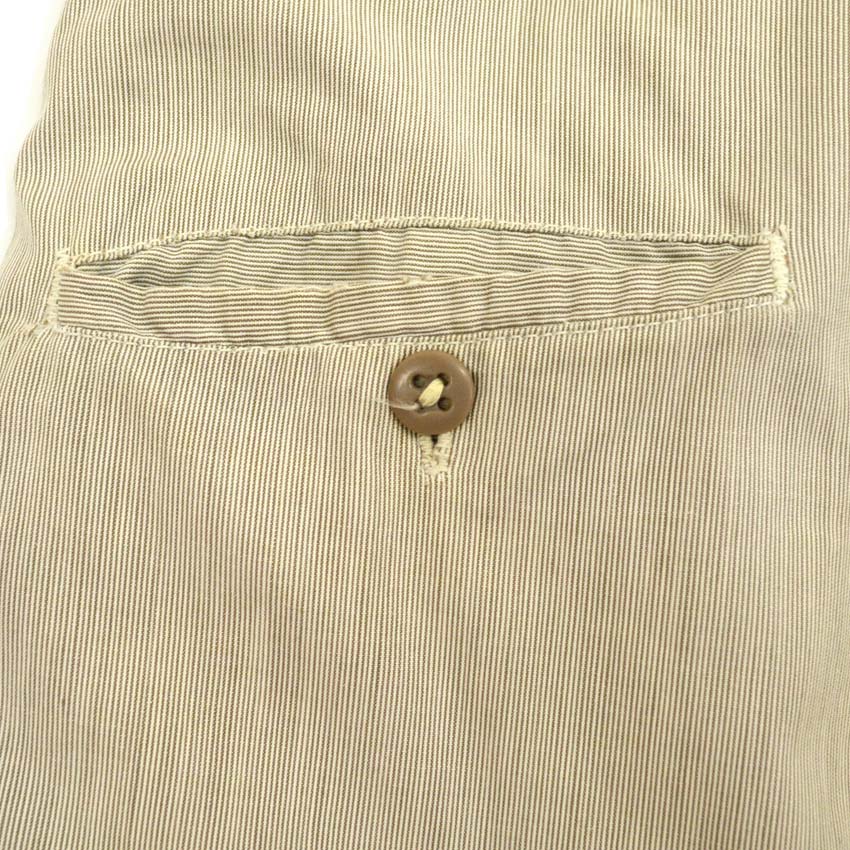60's LEVI'S Casuals Brown Pin Stripe Cotton Slacks... 31×29