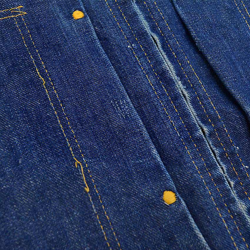 60's Wrangler 24MJZ Denim Jacket Dark... 44