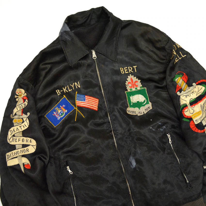 1950s Germany Tour Reversible Jacket Skull...