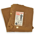 1970's Deadstock CARHARTT BROWN DUCK DOUBLE KNEE OVERALL...W38 L28