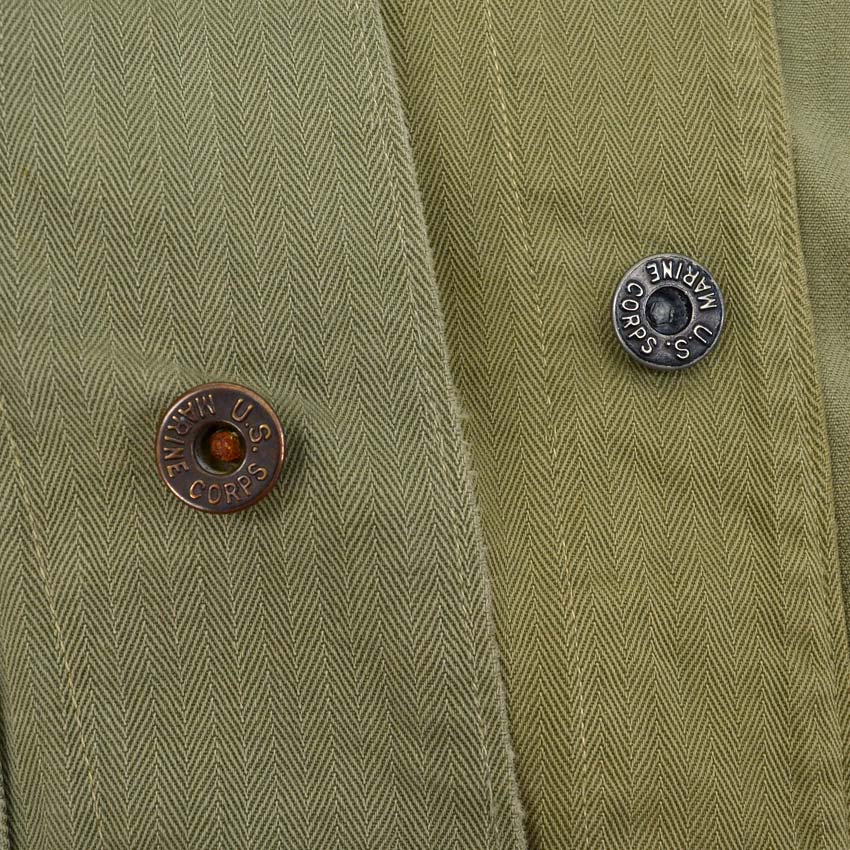 1940's U.S.M.C. P-41 HBT JACKET BLEACH CAMO ... Fits like 36