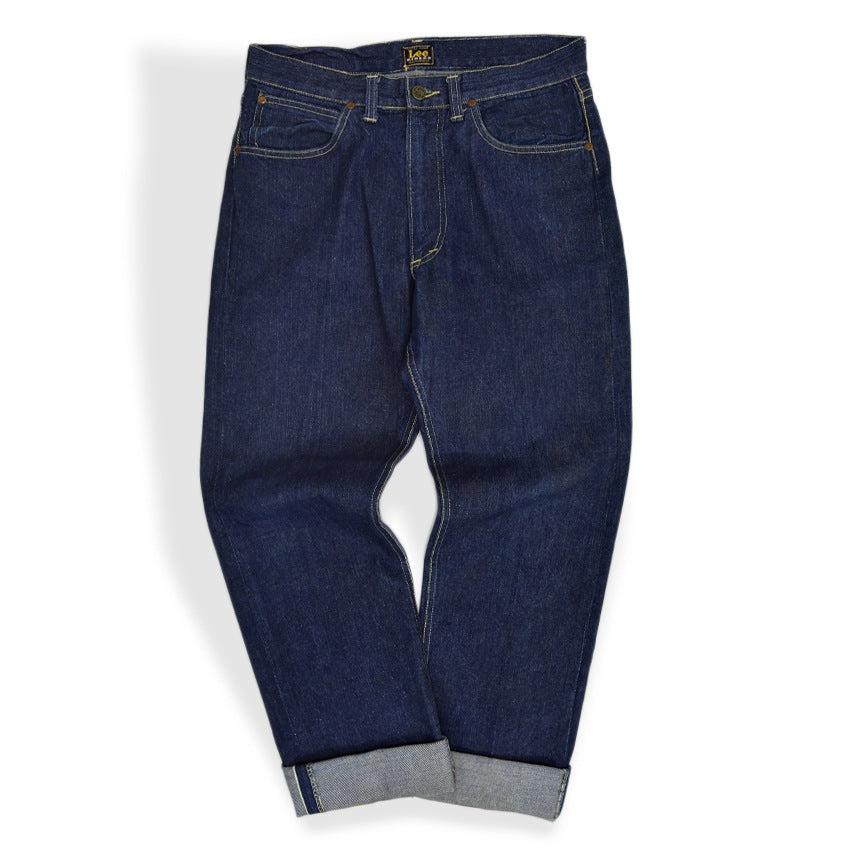 1950's Lee 101Z CENTER BLACK TAG DENIM PANTS DARK ... W32 L34