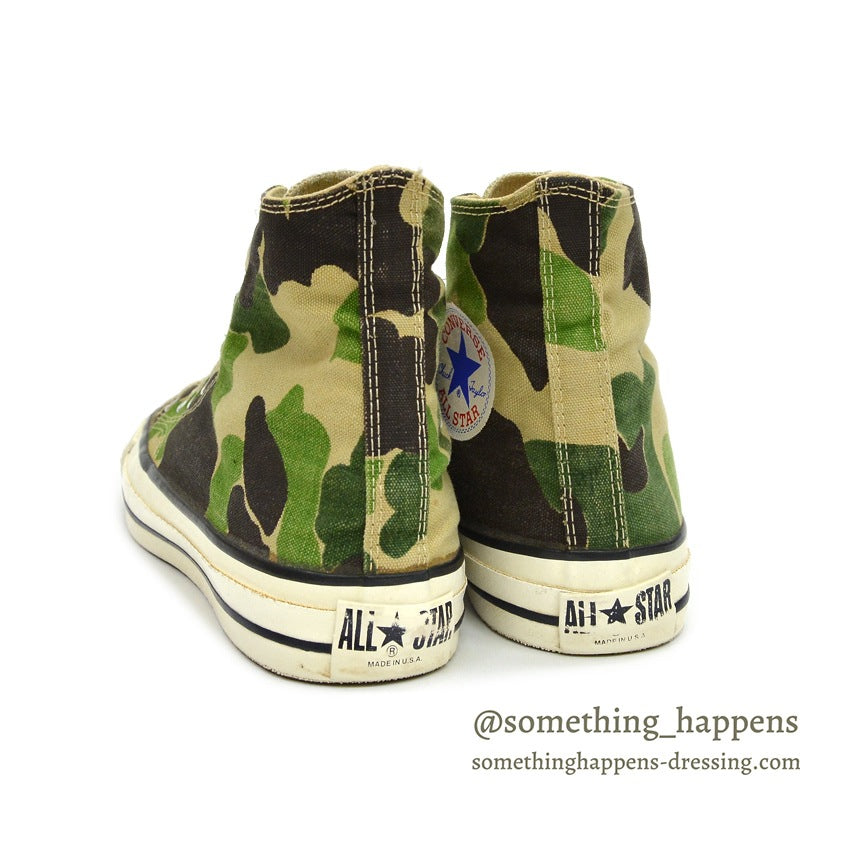 1980's CONVERSE ALLSTAR 83CAMO HI...81/2
