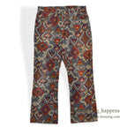 1960's~ LEVI'S BIG-E NATIVE PATTERN PRINT CORDUROY PANTS... W32 L28