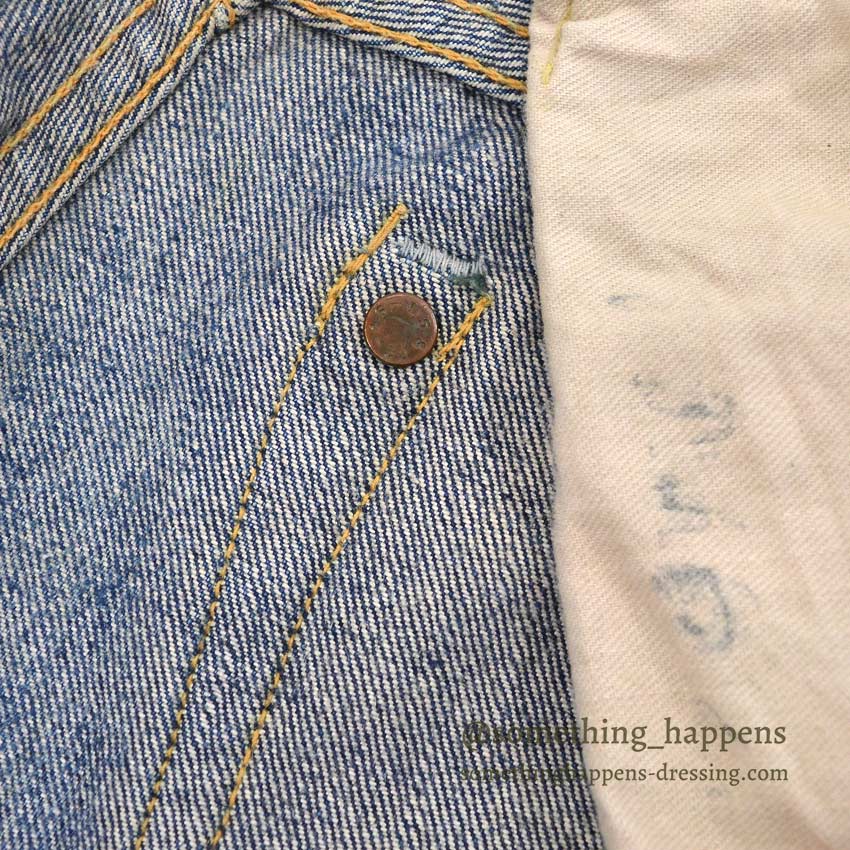 1950's LEVI'S 501XX LEATHER PATCH .. W31 L27