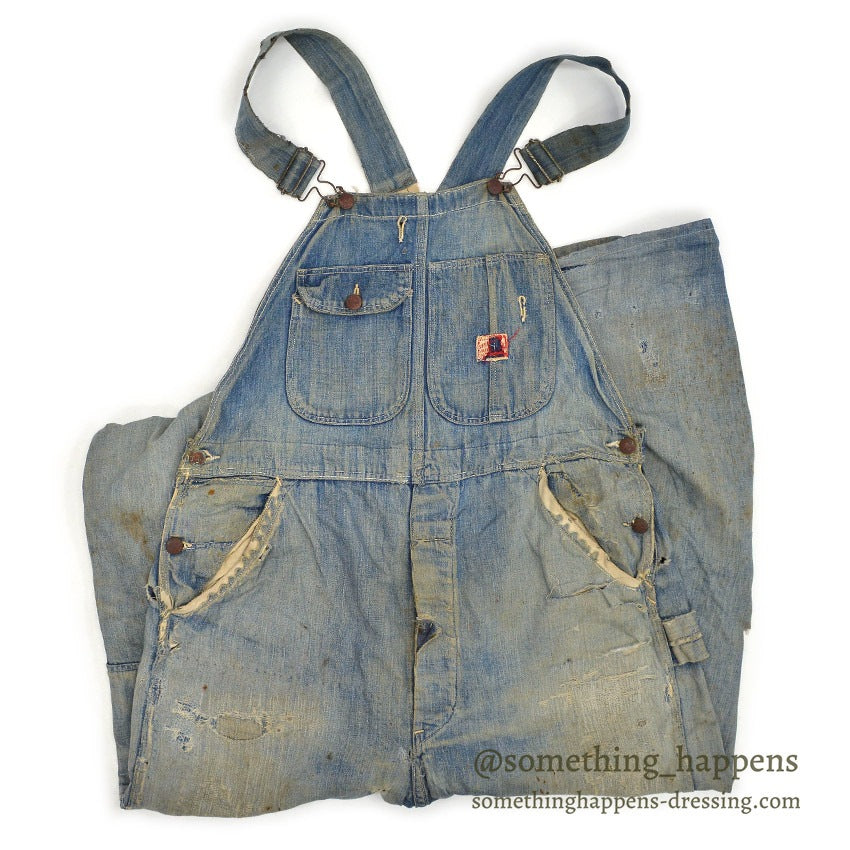 1940's SUPER BIGMAC DENIM OVERALL AS IS ... W38/L26