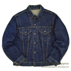 1960's LEVI'S 70505 BIG-E DENIM JACKET DARK ... Fits like 44