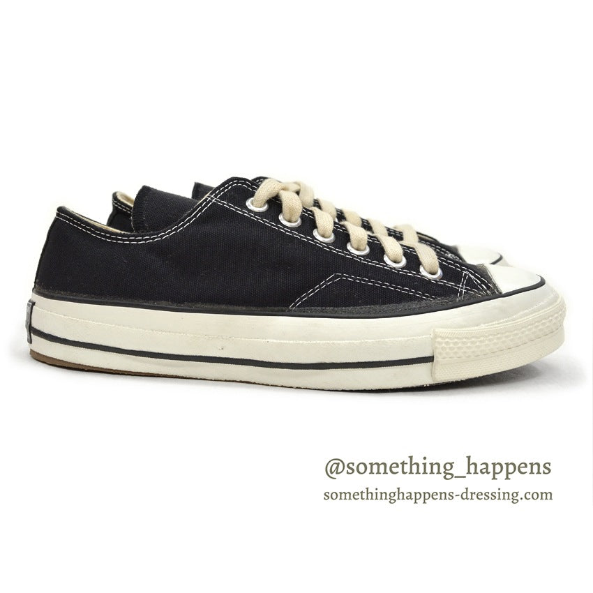1970's DEADSTOCK CONVERSE CHUCK TAYLOR LO BLACK OX... 7