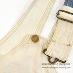 1950s Lee off-white double knee and apron overalls... W39/L28