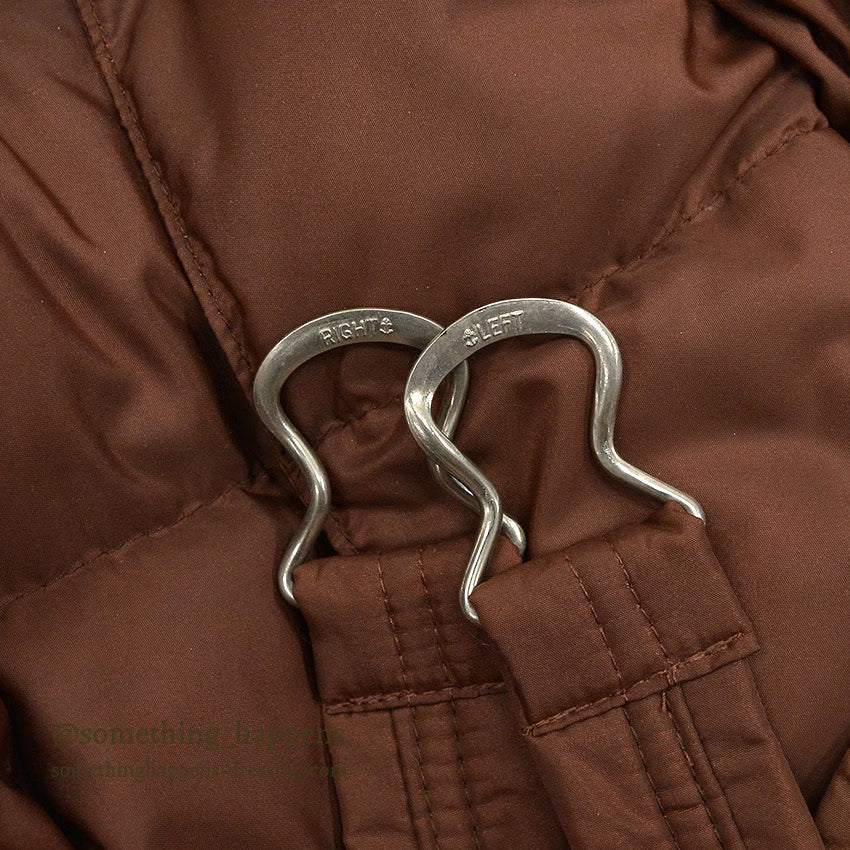1970's GERRY DOWN SLOPE COAT BROWN... L