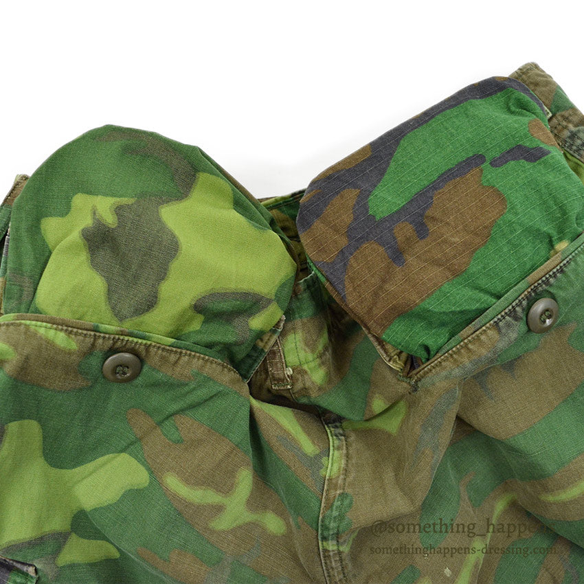 1970's USARMY ERDL NON RIP MIX LEAF PANTS... MEDIUM-REGULAR