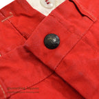 1950's BROWN'S BEACH RED DUCK HUNTING PANTS... W34/L28