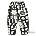 1980's JAMS WORLD FLOWER MONOCHROMATIC RAYON PANTS...M