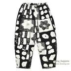 1980's JAMS WORLD FLOWER MONOCHROMATIC RAYON PANTS...M