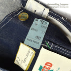 1970's DEADSTOCK RUGGED DENIM OVERALL... W36/L34