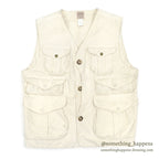 1990's~ FILSON SHELTER CLOTH HUNTING VEST NATURAL... L