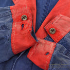 1940's Lee MOBIL PEGASUS EMBROIDERY HBT SHOP COAT TWO-TONE ... 42