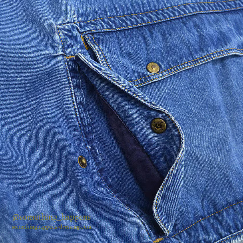 1990's BANANA REPUBLIC DENIM PHOTO JOURNALIST VEST...L
