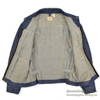 1960's WRANGLER 11MJZ DENIM JACKET NON WASH... 46