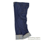 1960's DEADSTOCK KEY WORK CLOTHING DENIM PAINTER PANTS... W36/L34
