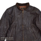 1950's~ LLBEAN GOAT SKIN LEATHER JACKET ... 44