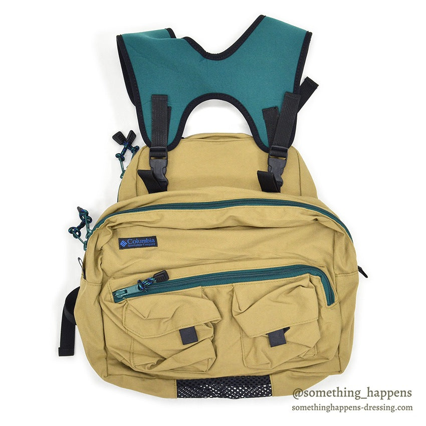 1990's DEADSTOCK COLUMBIA FORE & AFT PACK FISHING VEST...