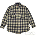 1940's WOOLRICH BLACK/WHITE PLAID WOOL SHIRT... 16