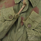 1950's USARMY M-51 HAND PAINTED CAMO FIELD JACKET... MR