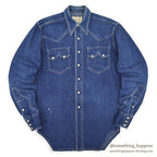 1950's DALL SMITH DENIM DENIM WESTERN SHIRT ...